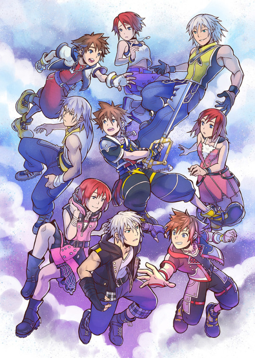 miyuliart:  Kingdom Hearts I + II + III