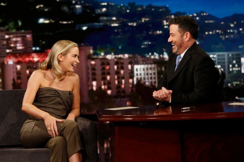 Emily Blunt on Jimmy Kimmel Promoting “A Quiet Place: Part II” March 10, 2020