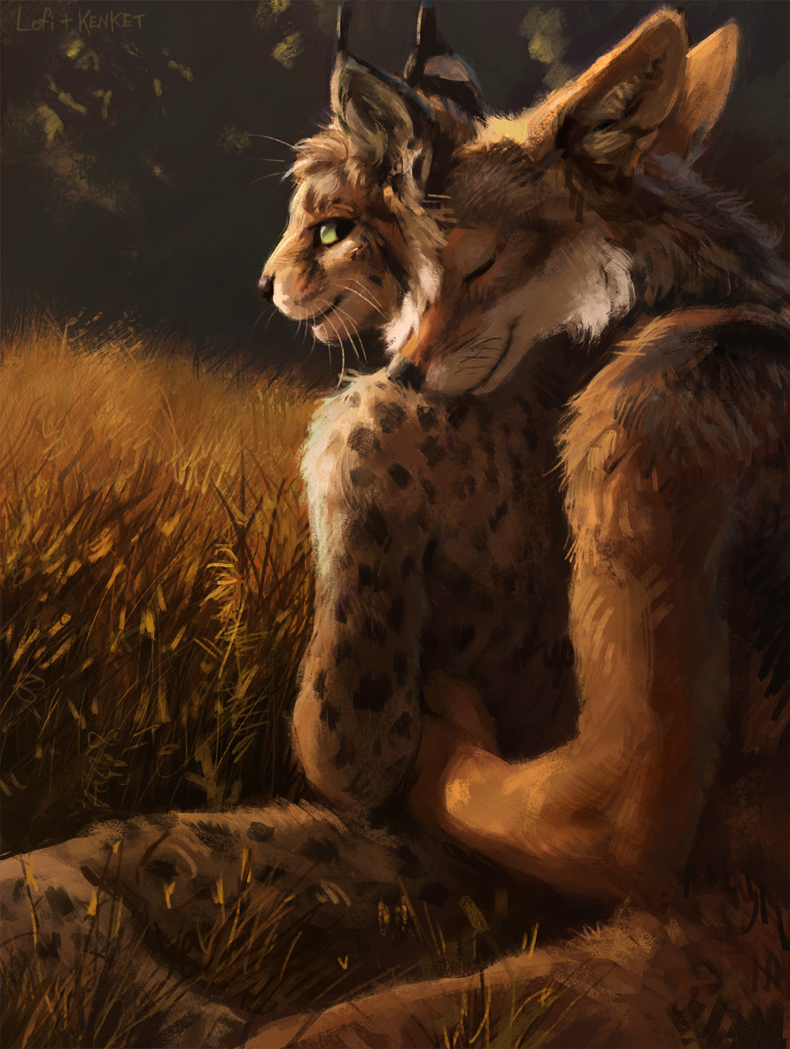 thefoxcave:  Art by: hax