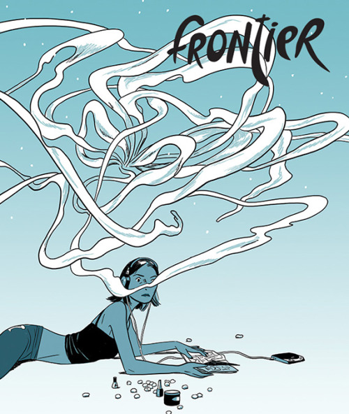 youthindecline:We are extremely excited to debut the cover for Frontier #7: Jillian Tamaki.Fron