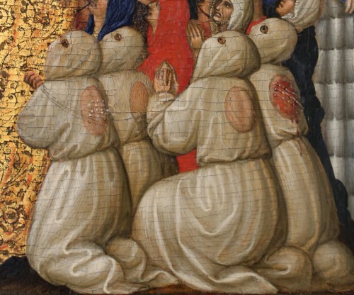 koredzas:  Pietro di Domenico da Montepulciano - Our Lady of Mercy. Detail. 1410 - 1425