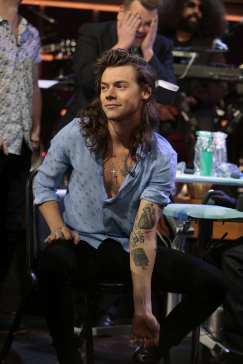 Harry Styles On The Late Late Show Through The Years. 