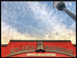 athenathebamf:  athenathebamf:  ATTENTION TUMBLR USERS:Atlanta Barbeque Company is a new BLACK OWNED restaurant in Atlanta. We have the BEST barbeque AND yours truly is there Monday-Friday bartending so we got the best drinks too. Come through and see