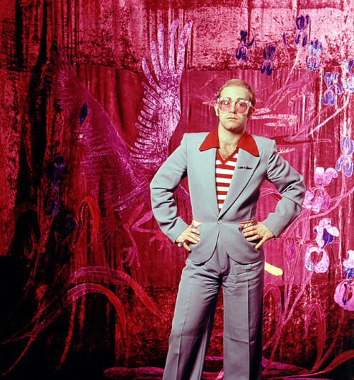 twixnmix: Elton John and Bernie Taupin pose for a portraits for the album sleeve of Elton’s a