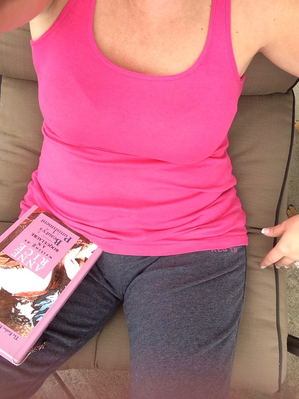 hornynurse32:  ☁️Relaxing and reading. Nothing like a good book to help you escape