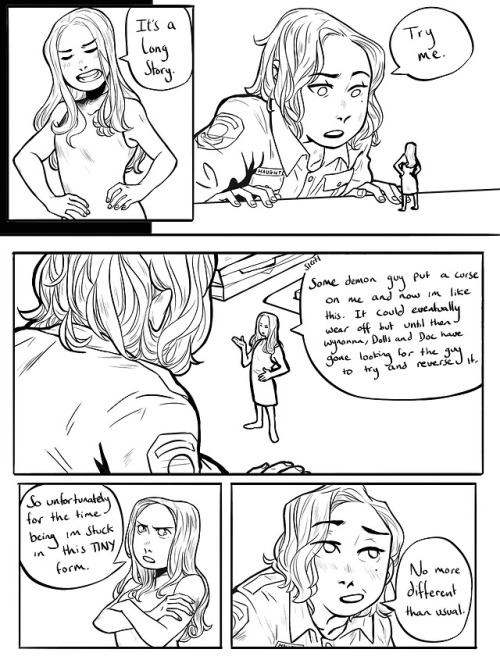 oliviajoytaylor:  Part 1 of this silly wayhaught fan comic There’s stuff I like and dislike about this comic and it’s taking me a lot longer than I thought it would. The idea is pretty much inspired by one of the first manga’s I ever read (the name