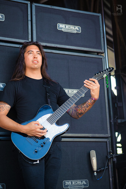 mitch-luckers-dimples:  Of Mice &amp; Men at Warped Tour 2014 by Christopher
