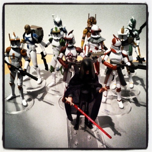 Begun selling this Clone Wars army has… #starwars #clonewars #makinroom