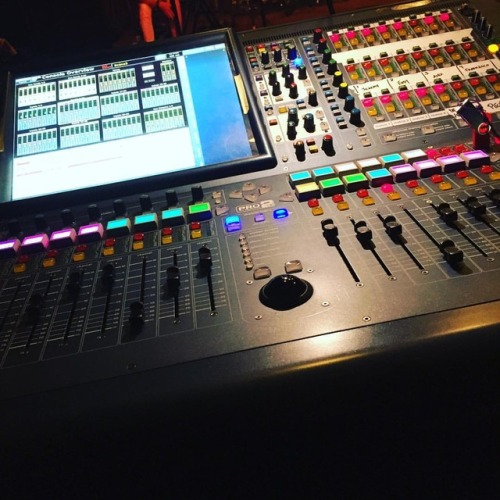 <p>Today’s console, Midas Pro 2. #soundgirl #LA #rehearsal #foh (at SIR Rehearsal Studios)</p>