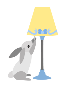 littlebunbunspace:  bunnies glow in the dark, see daddy?! 