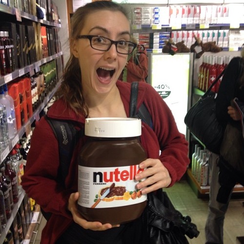 Finally enough #Nutella to satisfy my need! 😛 (at Zürich Airport (ZRH))