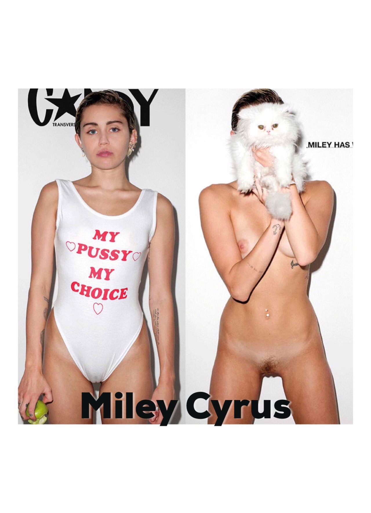 mantamanxxx:  thalynxposts:  Oh Miley, Miley, Miley…..  And a nice pussy at that