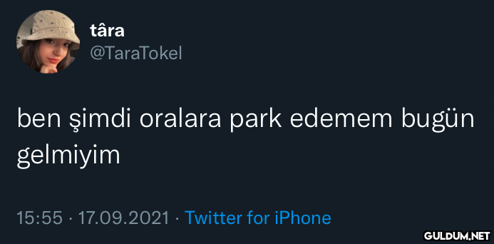 târa @TaraTokel ben şimdi...