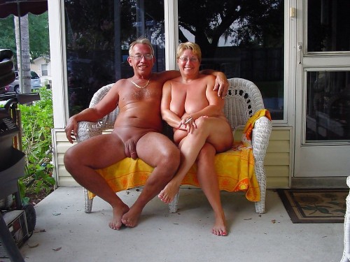 priscillastuff:  Being comfortable naked - There is nothing more enjoyable as a nudist/naturist than relaxing in your own backyard with your loved one.  Of course having friends over and enjoying an adult beverage only enhances the time there soaking