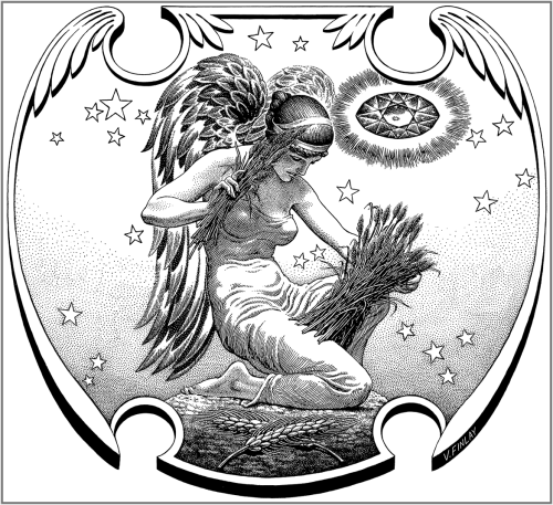 artsytoad:Virgil Finlay, Astrological Illustrationwww.artsytoad.tumblr.com