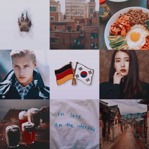 { aph germany x nyo! south korea | modern | cinnamon brown }Something newPictures are not mine. |htt