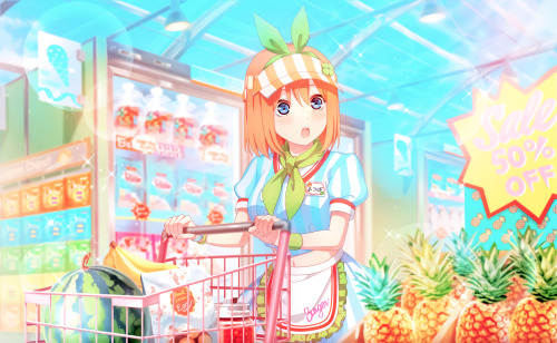 RECOLORED |  Burger Shop   ↳ ☆ ° Yotsuba Nakano ♡ ° ☆