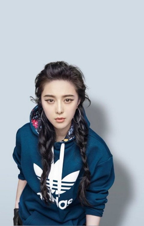 parkchanyeols:Fan BingBing for Adidas Originals F/W 2016