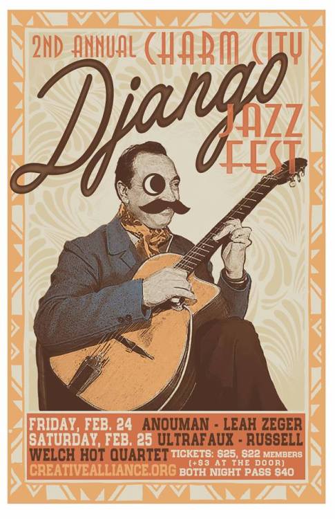 2nd Annual Charm City Django Jazzfest happening soon.