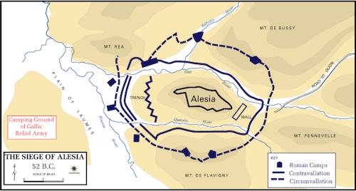 2,065 years ago today — Roman forces under Julius Caesar are victorious at the Battle of Alesi