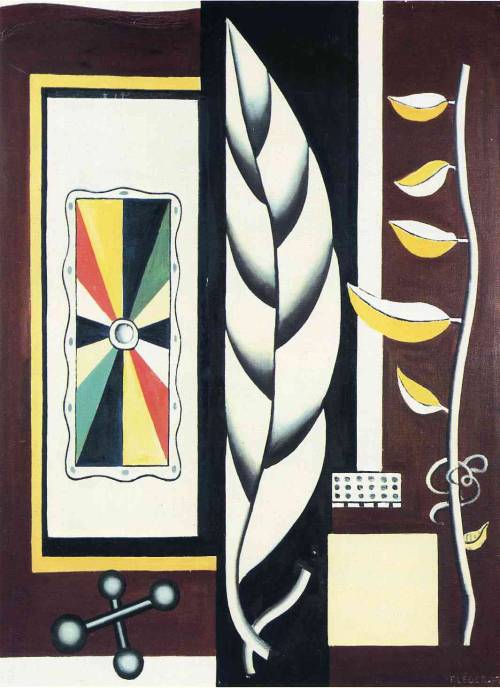 Still life composition leaf, 1927, Fernand Léger