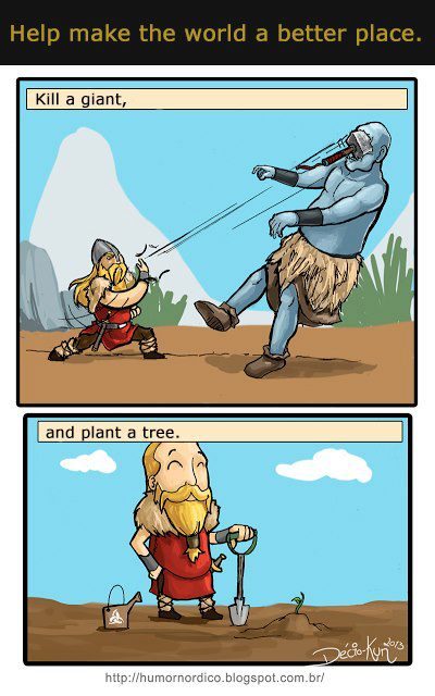 Kill a giant plant a Tree !