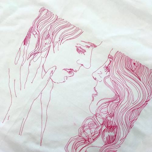 diabeticlesbian: Embroidery by lesbian artist Sarah-Joy Ford