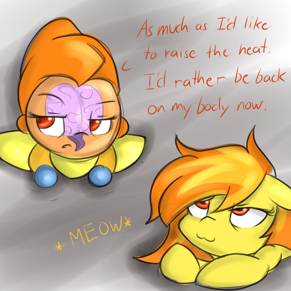 brainy-twilight:  askspitfirewonderbolt:  This body without a brain can’t control