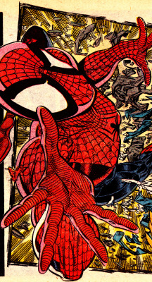 jthenr-comics-vault:  The Amazing Spider-ManASM #327 (Dec. 1989)Art by Erik Larsen (pencils), Al Gordon (inks) &amp; Bob Sharen (colors)