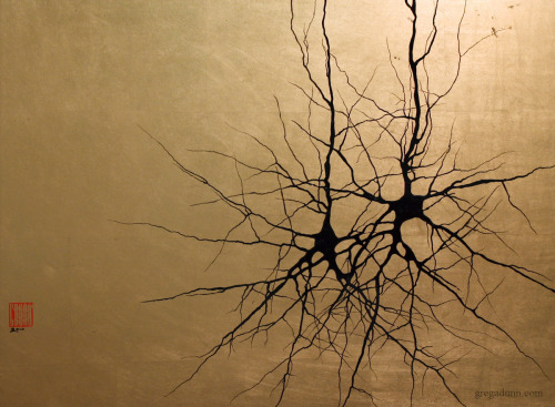 neurosciencestuff:You Wish Your Neurons Were This PrettyWhen Greg Dunn finished his Ph.D. in neurosc
