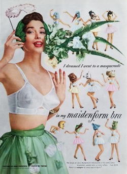 goshyesvintageads:  Maiden Form Brassiere