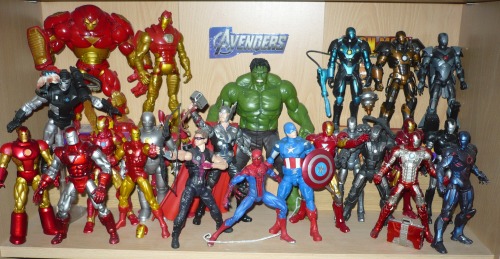 My Marvel Movies / Iron Man hall of armour shelf Some might get sold to make room for Mk 42 and Iron
