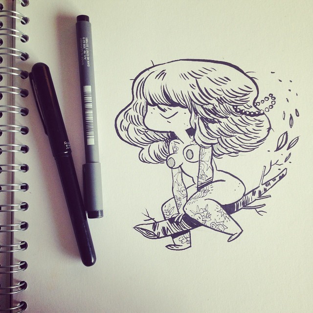 beatormo:  Inktober 2014.  Primera semana. Voy con retraso, pero prometo ponerme