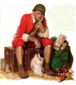 Norman Rockwell - A 1944 painting is of a WWII Marine 