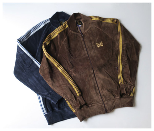 TAKANNA — [Needles] Rib Collar Track Jacket - C/Pe Velour