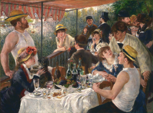 Pierre Auguste Renoir, Luncheon of the Boating Party, 1881. Oil on canvas, 4′ 3″ × 5′ 8″.
