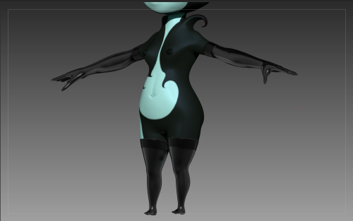 Porn photo Midna v2!The topology on the legs, feet,