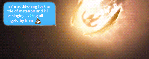 habitatfordeanwinchester:  SPN Characters - Inappropriate Audition Song Meme [X]