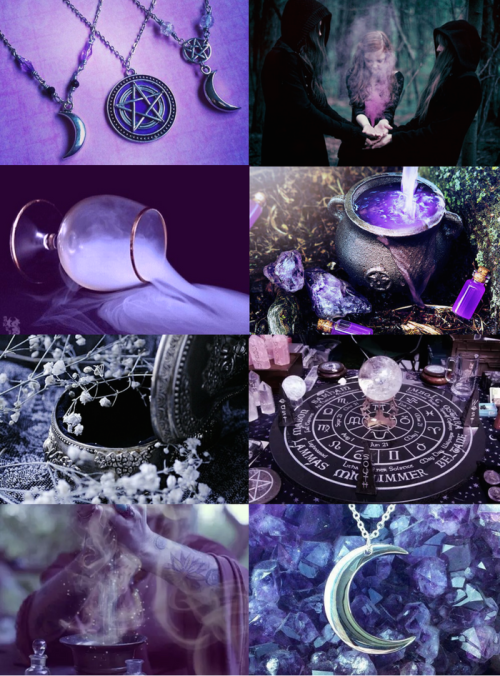 mypieceofculture:Witch Aesthetics // Purple Witch
