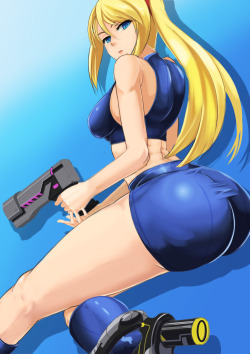 kinky-crayons:  [Samus Saturday] Samus Aran of Metroid by Sylow