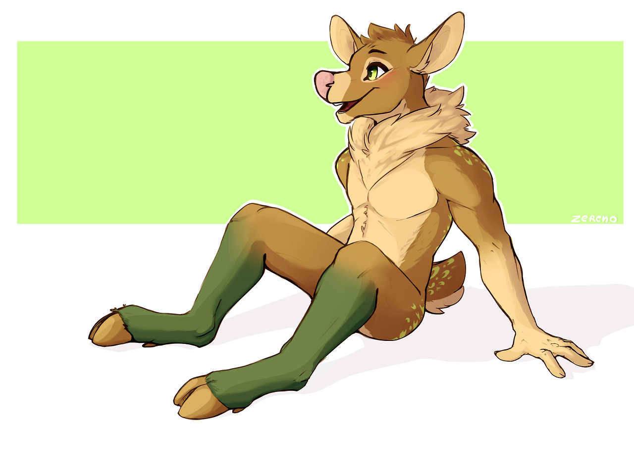 zereno:Commission for NotSafeForHoofs   Alan looks fantastic!!! I looooove it! Thanks