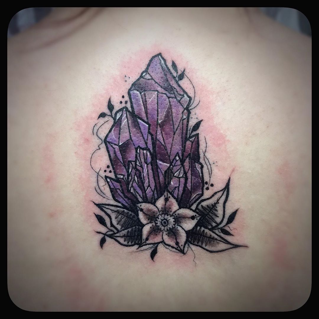 50 Best Lavender Tattoos [2024 Inspiration Guide] | Lavender tattoo, Skyrim  tattoo, Crystal tattoo