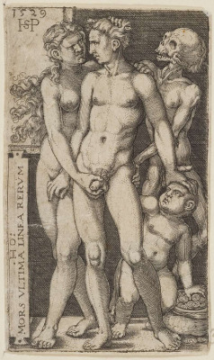 pro-fisting:  Death and the Indecent Pair, 1520 by Hans Sebald Beham  