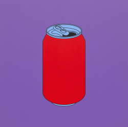 Michael Craig-Martin, Untitled (coke can), 2014