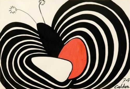 nobrashfestivity: Alexander Calder, Butterfly, 1974 more 
