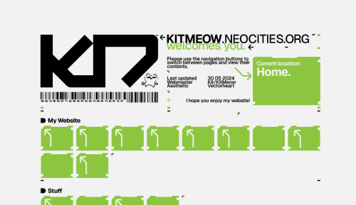 A Little WIP Design For My Neocities Site :D