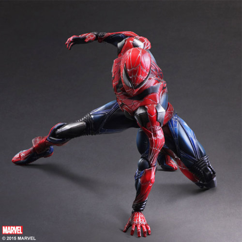 fyeahalbumofstuffilike: Variant Play Arts Kai - Marvel Universe Spider-Man What I think, looking at 