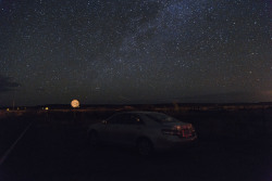 glowminating:  nakedspirits:  davykesey:  Last Saturday at two in the morning we pulled over on the side of the road, hoping to get a little bit of sleep before continuing onwards to the Grand Canyon. I think I only got maybe one hour of sleep , if that.