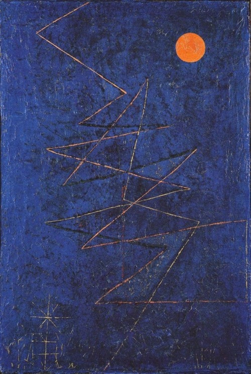 bauhaus-movement:Rayo multicolor, 1927, Paul Klee