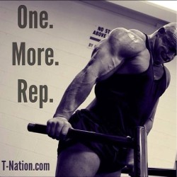 repsequalsperfection:  Oh the one that hurts. The one that breaks you. The one that defines you. The one that leaves the rest behind. Get it. #getbig #swoleproblems #weightlifting #doyouevenlift 